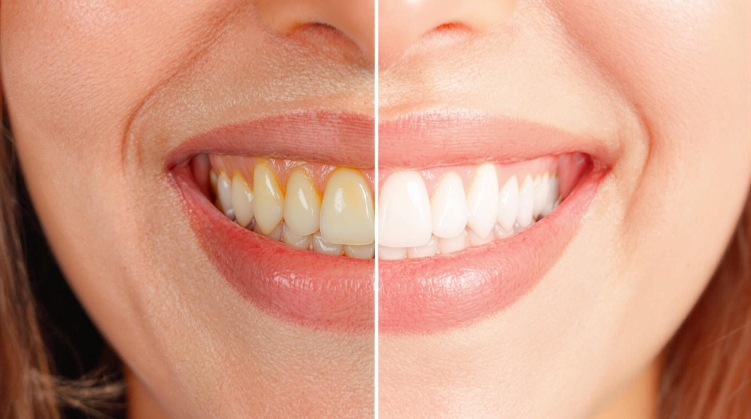 Patient receiving cosmetic dental treatment at a clinic in San Jose, California